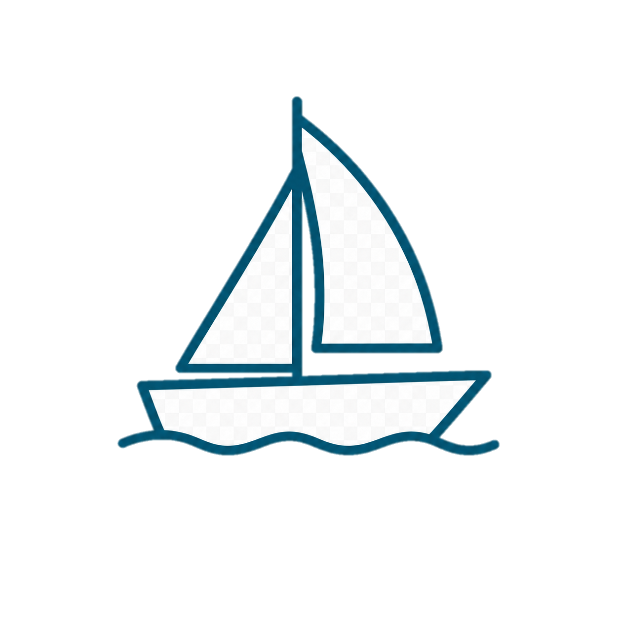 Icono de embarcación de recreo